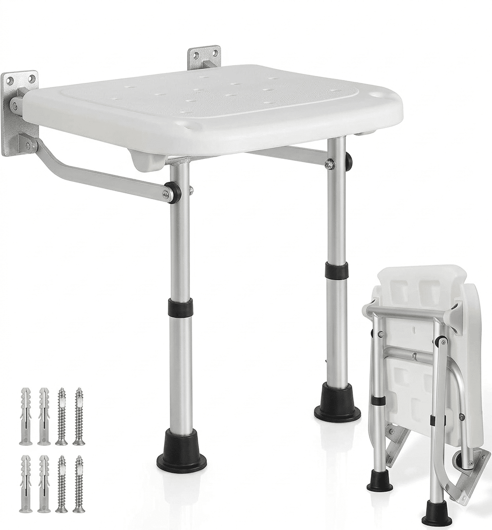 Siège de douche repliable